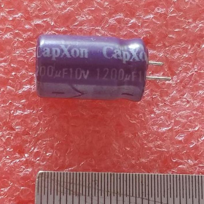 Elco Elko 1200uF 10V Electrolytic Capacitor Kapacitor Elko 1200 uF 10 V