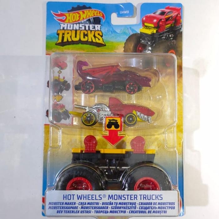 Hot Wheels Monster Trucks Truck Dragon Blaster Sharkruiser 2022