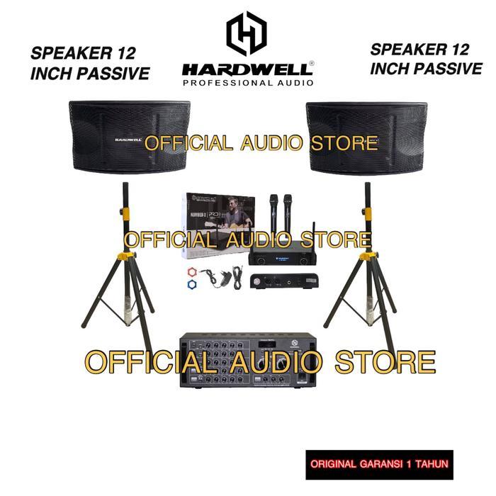 Paket Sound System / Paket Karaoke Hardwell Speaker 12 Inch (SILVER 2)