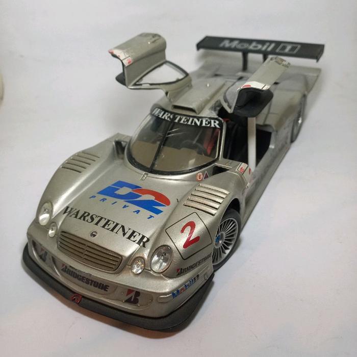 Diecast 1:18 Maisto Mercedes Benz CLK LM #2 Livery Warsteiner D2  made in Thailand skala 18 clk lm
