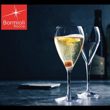 Mumpung Promo  Bormioli Rocco Sparkling Wine Glass/Gelas Kaki/Gelas Wine/Gelas Kaca