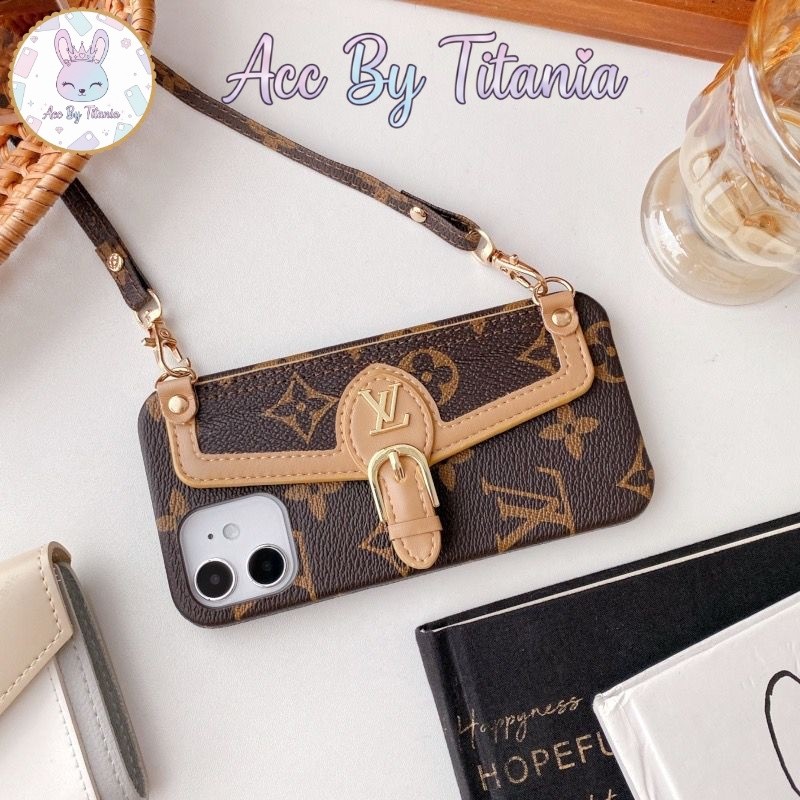 Case Kulit dompet lucu casing tas for Iphone 6+ 6s+ 7+ 8+ X Xs Xr 11 Pro Max 12 13 14 FH33 Ori