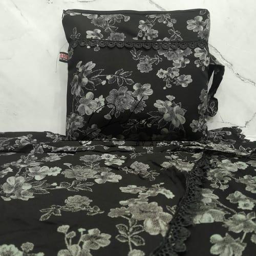 Promo Guncang mukena katun rayon viscose motif 2in1 mukena dewasa jumbo - hitam mint R12, JUMBO RAYO
