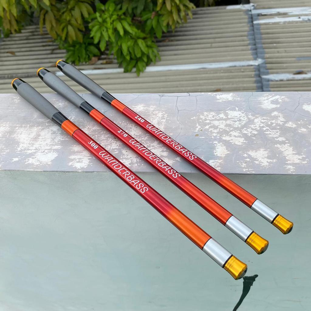 Tegek haizhen Premium Wanderbass Carbon Ros Pendek Medium Action