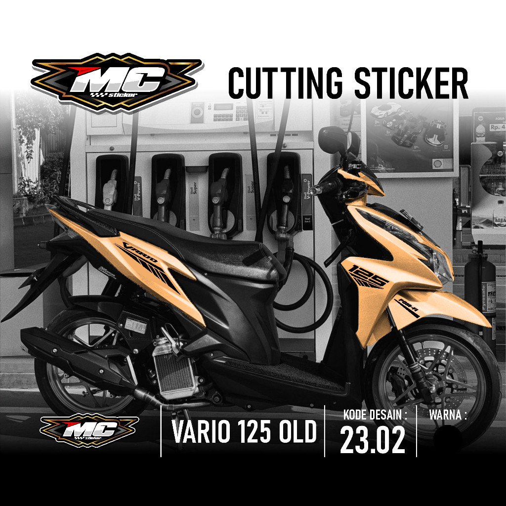Stiker Striping Variasi Vario 125 Old Click 125 I Mc Cutting Sticker Vario 125 Old Simple Minimaslis