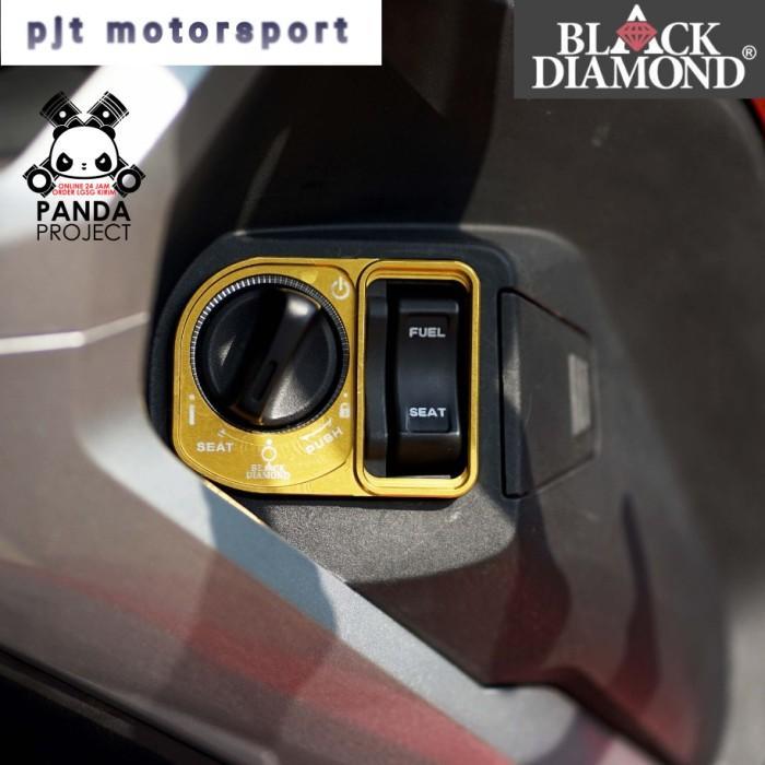 Cover kunci Honda PCX / ADV 150 BLACK DIAMOND - pcx150 gold