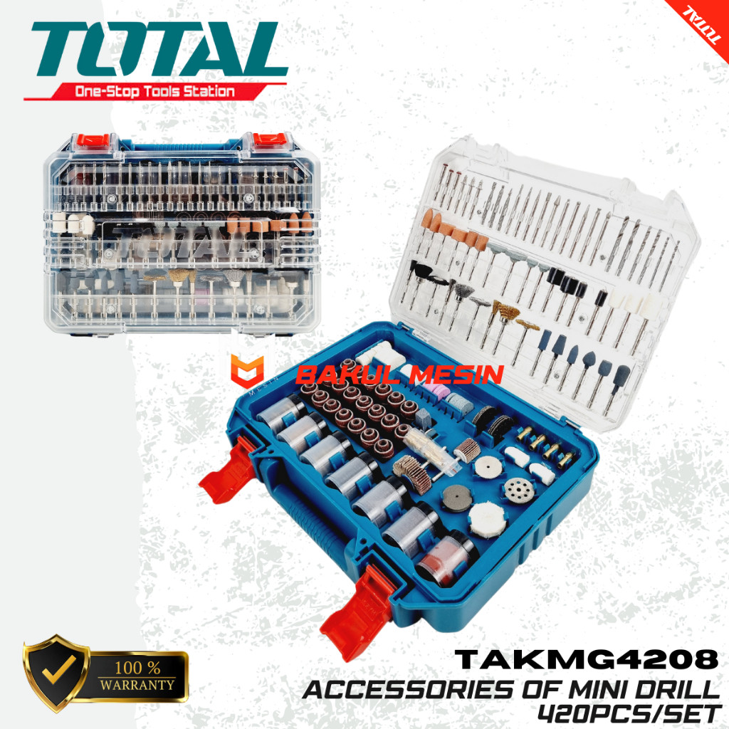 Aksesori Mini Bor 420 Pcs Set Lengkap Mata Bor dan Perlengkapan