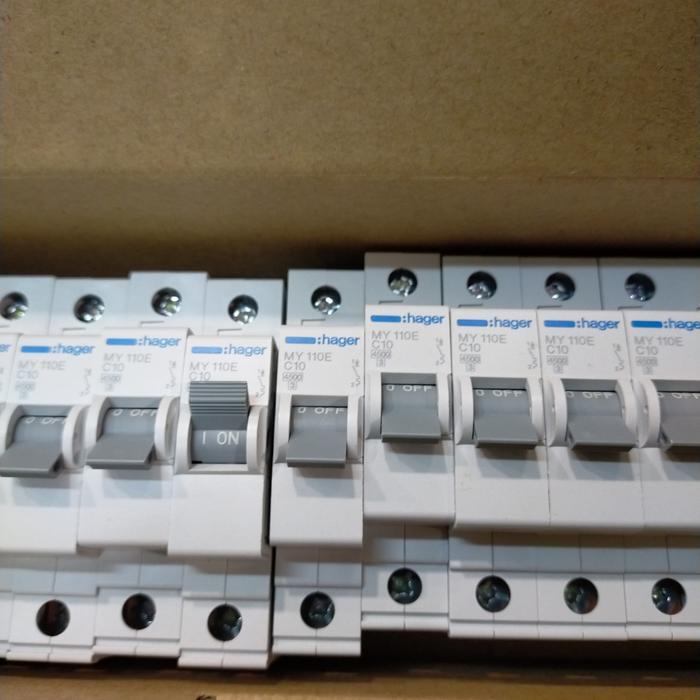MCB HAGER 1PHASE 10A 4,5KA