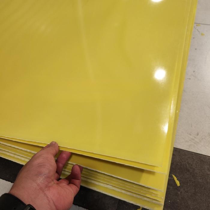 Epoxy Sheet Fiberglass G11 / Resin Kuning Lembaran 10mm x 30cm x 30cm