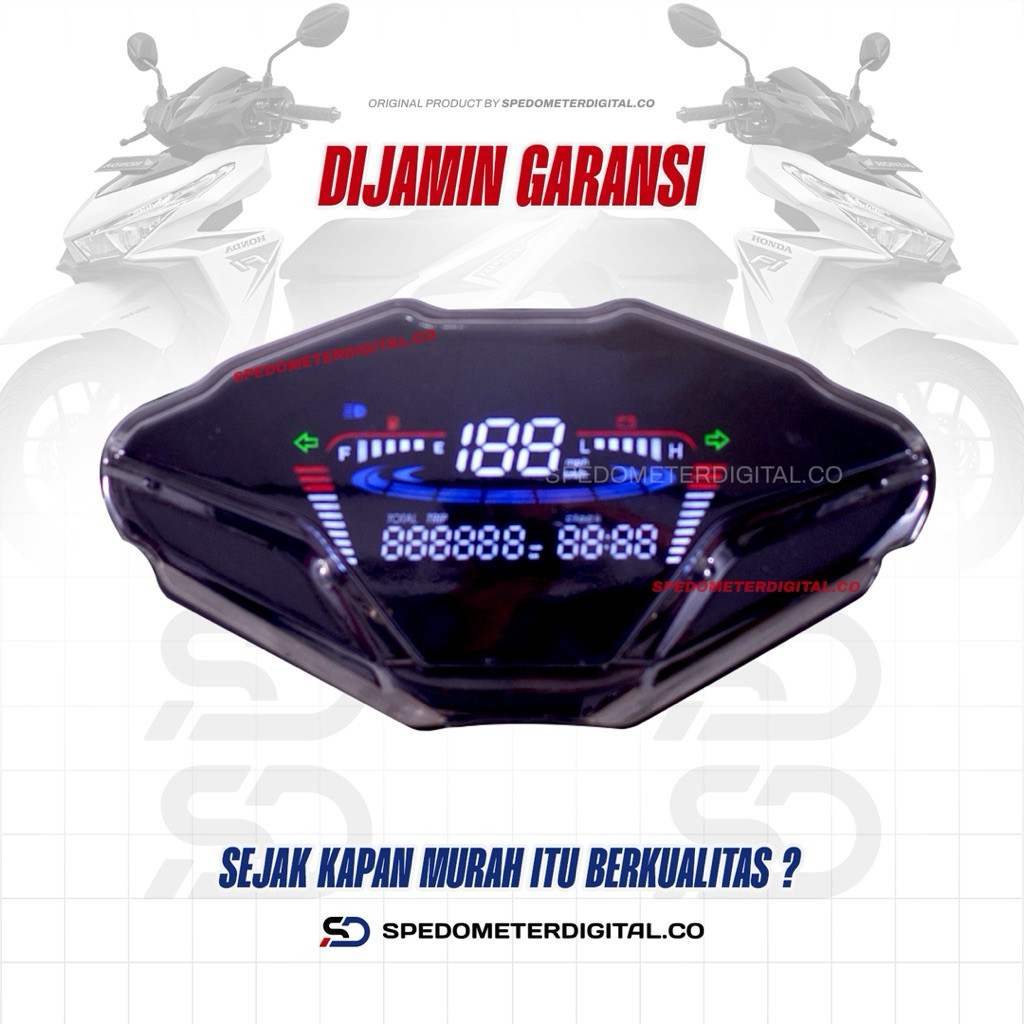 Spedometer Digital Vario Old Led / Speedometer digital Vario LED Old PNP