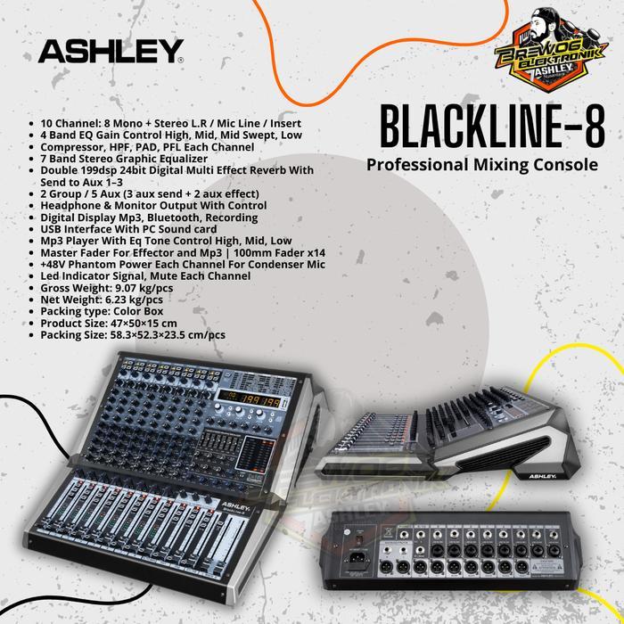 BLACKLINE 8 MIXER ASHLEY 8 CHANNEL