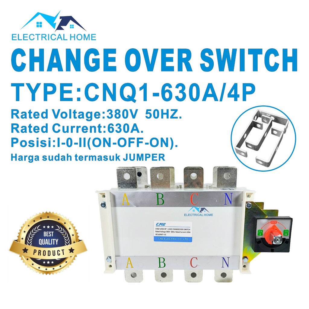 COS/Change Over Switch/Ohm Saklar 4P 630A
