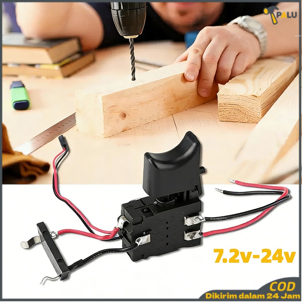 Saklar Switch Mesin Bor Baterai DC / Saklar Switch Mesin Bor Cordless / Switch Saklar Trigger Impact