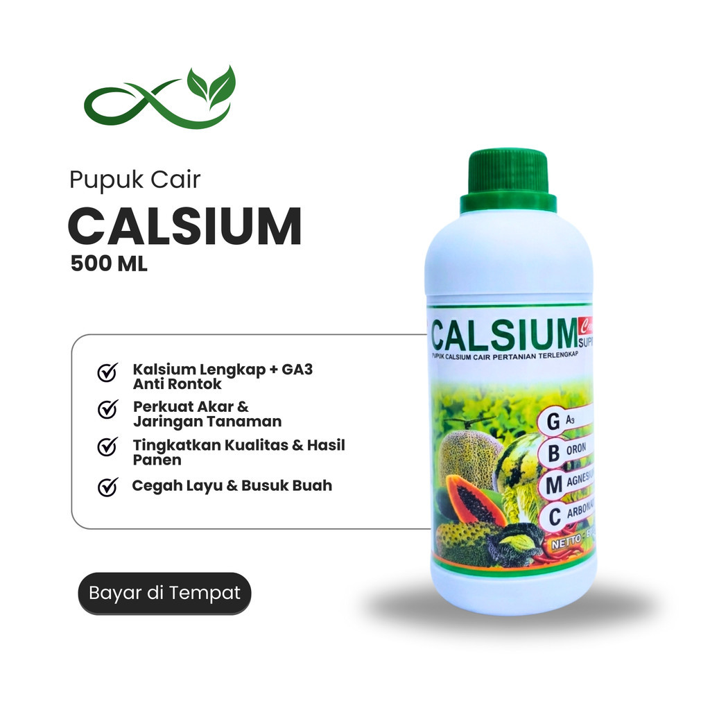 Kalsium Cair Super 500 ml – Pupuk Kalsium Lengkap Magnesium & Giberelin