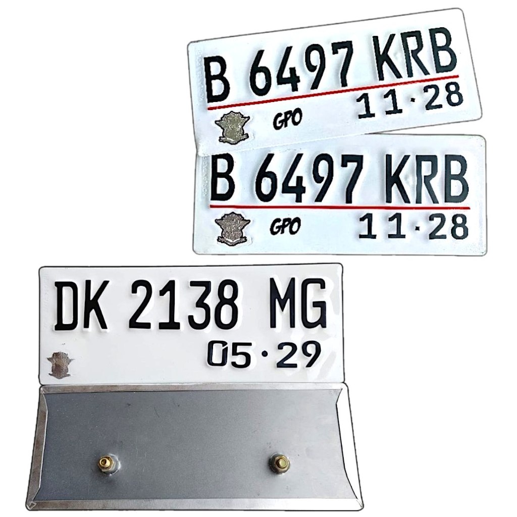 Plat Putih Baut Tanam Plat Putih Kecil Baut Tanam 1 PASANG