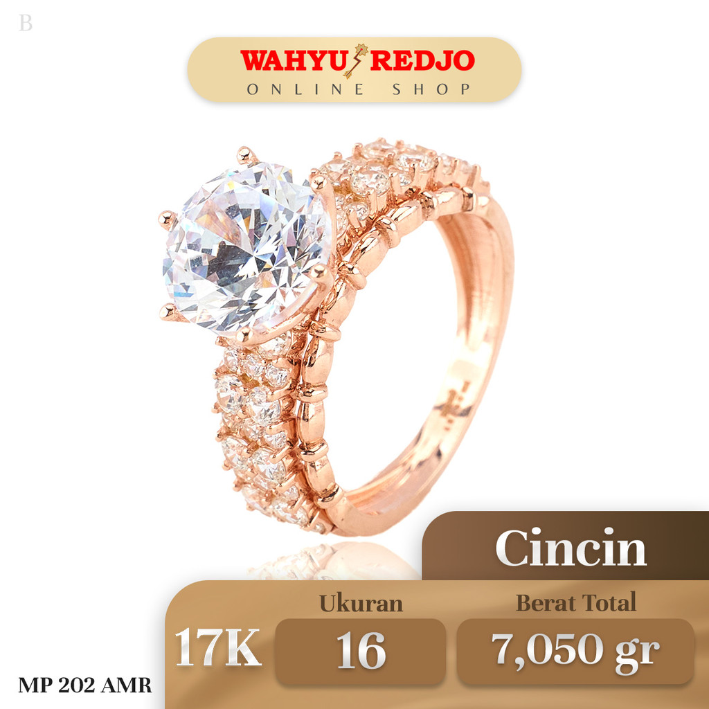Cincin Emas AMR Kadar 17K Wahyu Redjo CC-17K 30645651-PMR