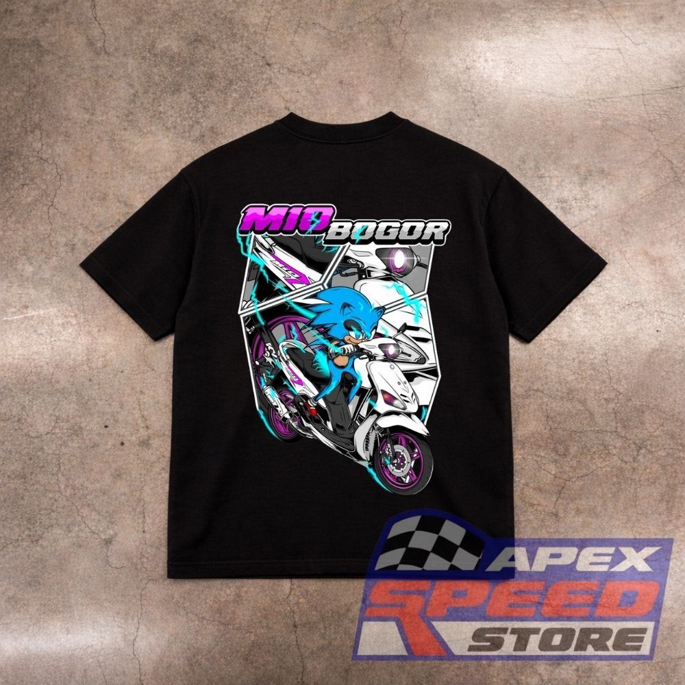 Apex Speed Kaos MIO BOGOR MODIFIKASI Regular Fit 100% Cotton Combed Design Unisex Premium