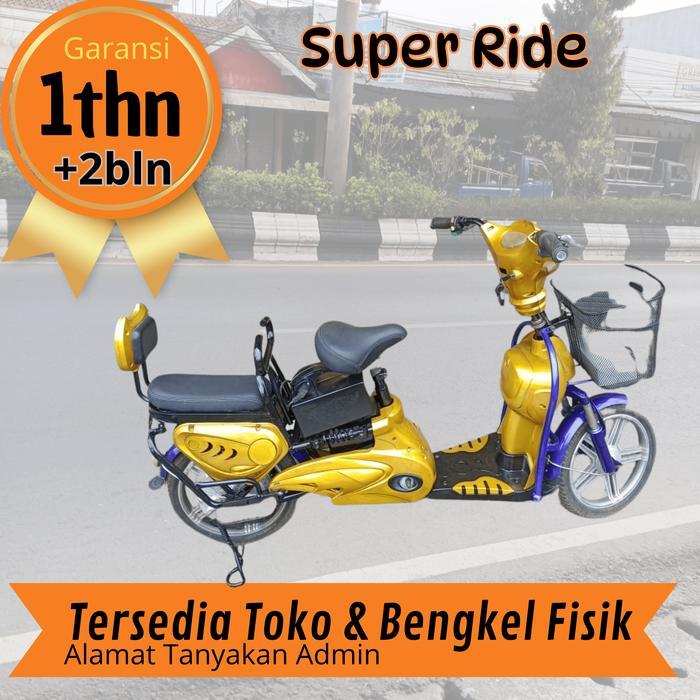 Sepeda Listrik Bekas Like New Baterai Baru - Super Rider