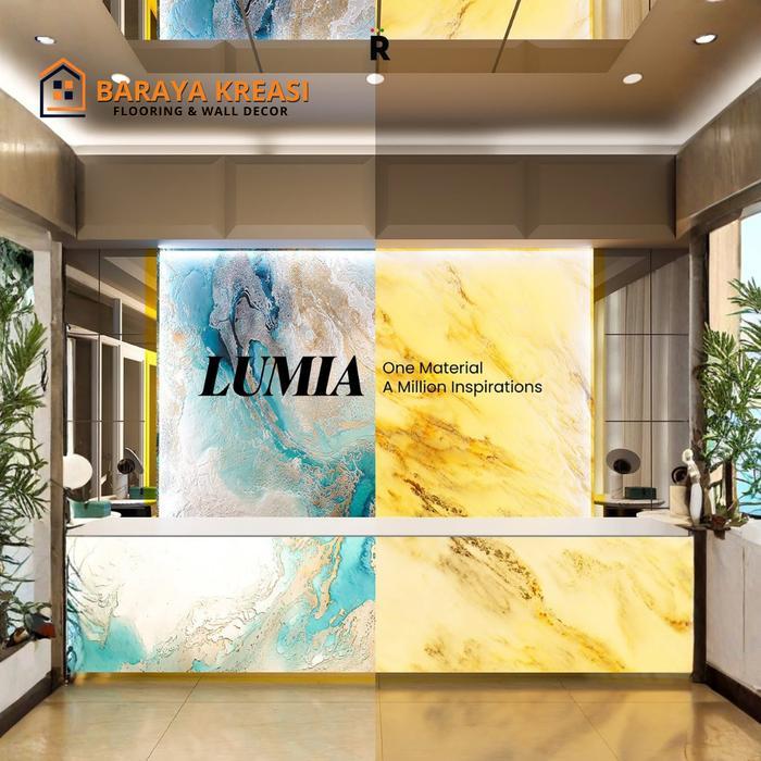 ROSHAN LUMIA ONYX TRANSLUCENT WALL PANEL BIG SLUB 122CM x 290CM BOOKMATCH - Labradorite Gold