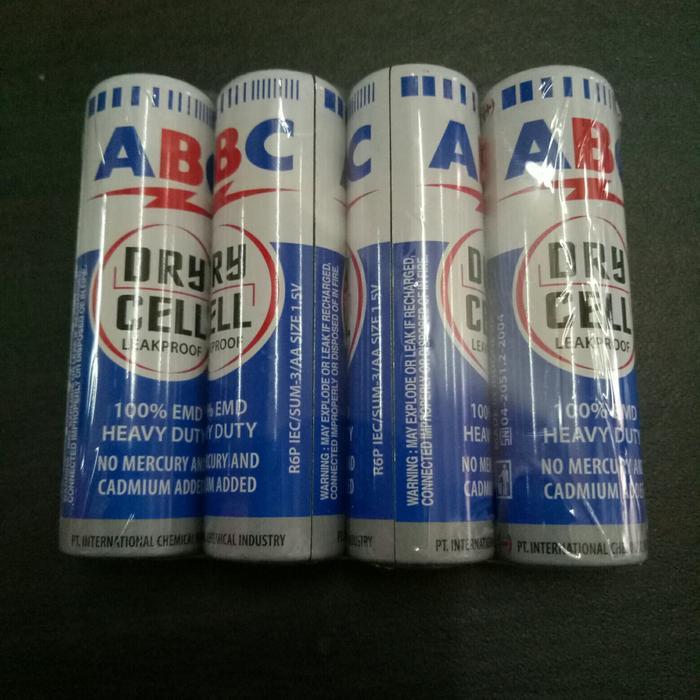 Batu Baterai AA ABC Biru