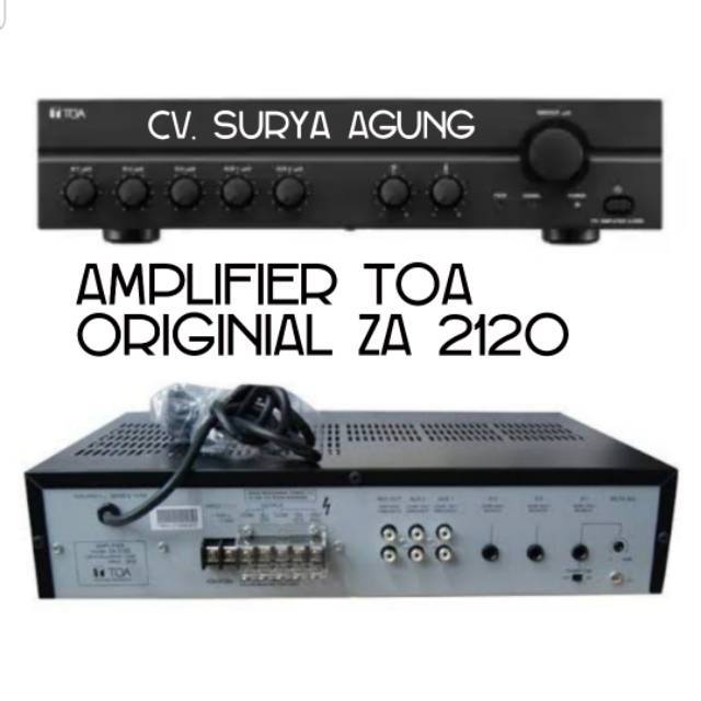 ZA 2120 Amplifier TOA/ AMPLI TOA/POWER TOA/ MIXER AMPLIFIER TOA