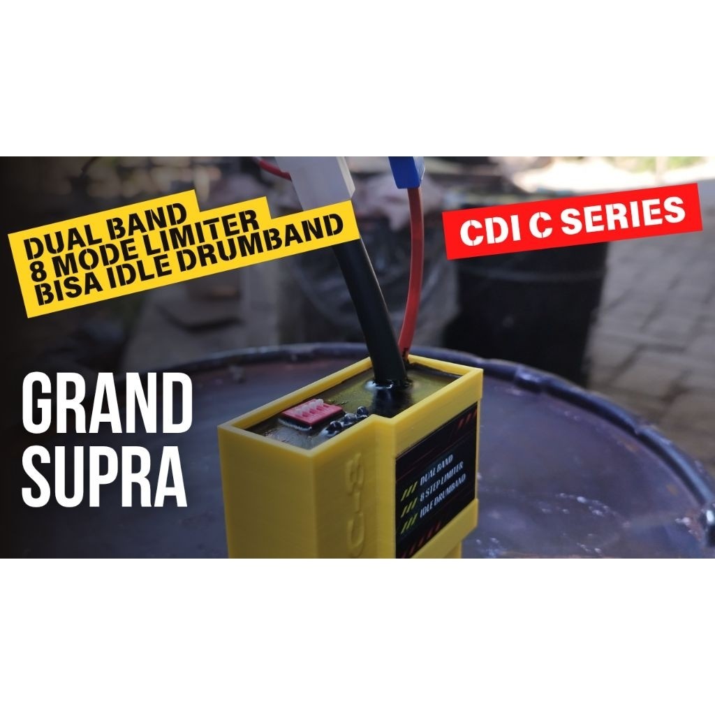 CDI C SERIES GRAND,SUPRA VERSI DC 8 STEP LIMITER,DUAL BAND BISA IDLE DRUMBAND