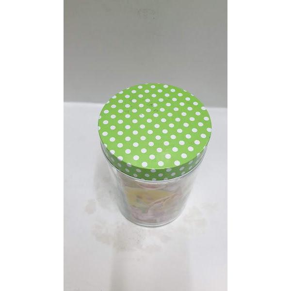 Toples Beling Kaca Tutup Plastik Putar / Toples Kaca Bulat Putar
