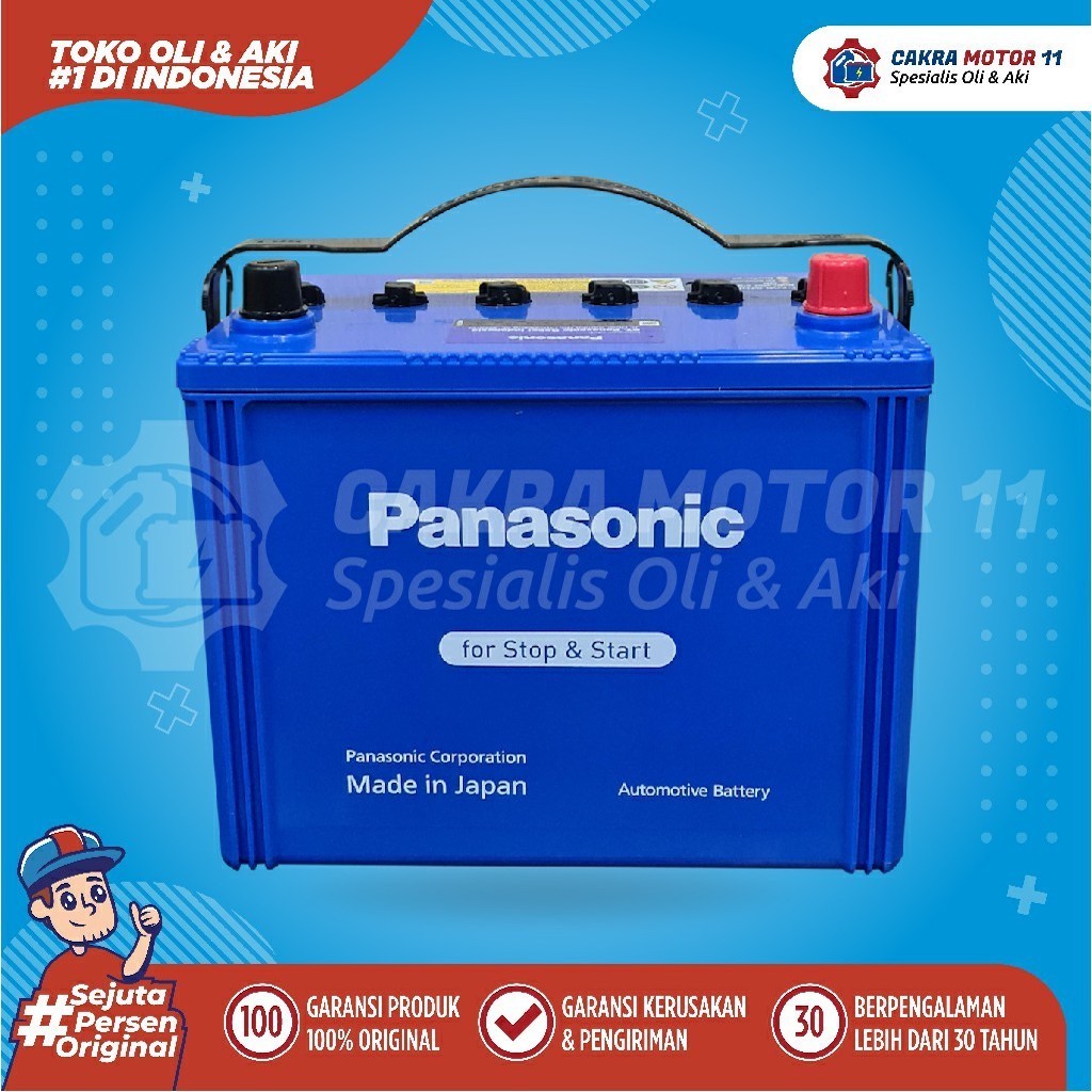 Aki Gojek Only Panasonic S100 / S95 70ah