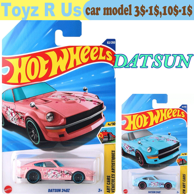 Original Hot Wheels Car Datsun 240Z Toys Boys 1/64 ecast Vehicles Metal Model Bluebird Wagon Collect