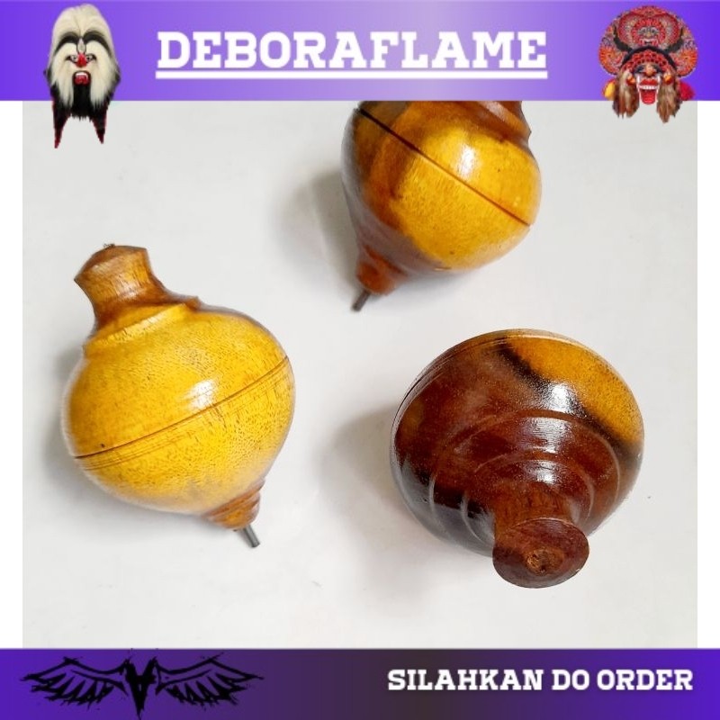 terlaris panggal kayu gangsing kayu mainan tradisional panggalan ukuran kecil plus tali nvm