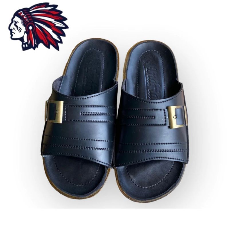 AIMAN STORE BERKAH sandal pria indian sendal black and brown original/sandal kulit pria/sandal pria 