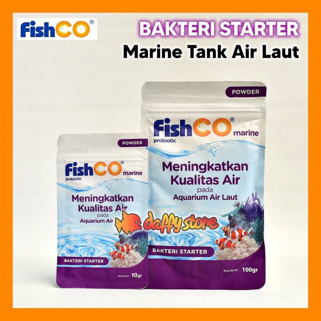 FishCo MARINE Bakteri Starter Akuarium Ikan Air Laut