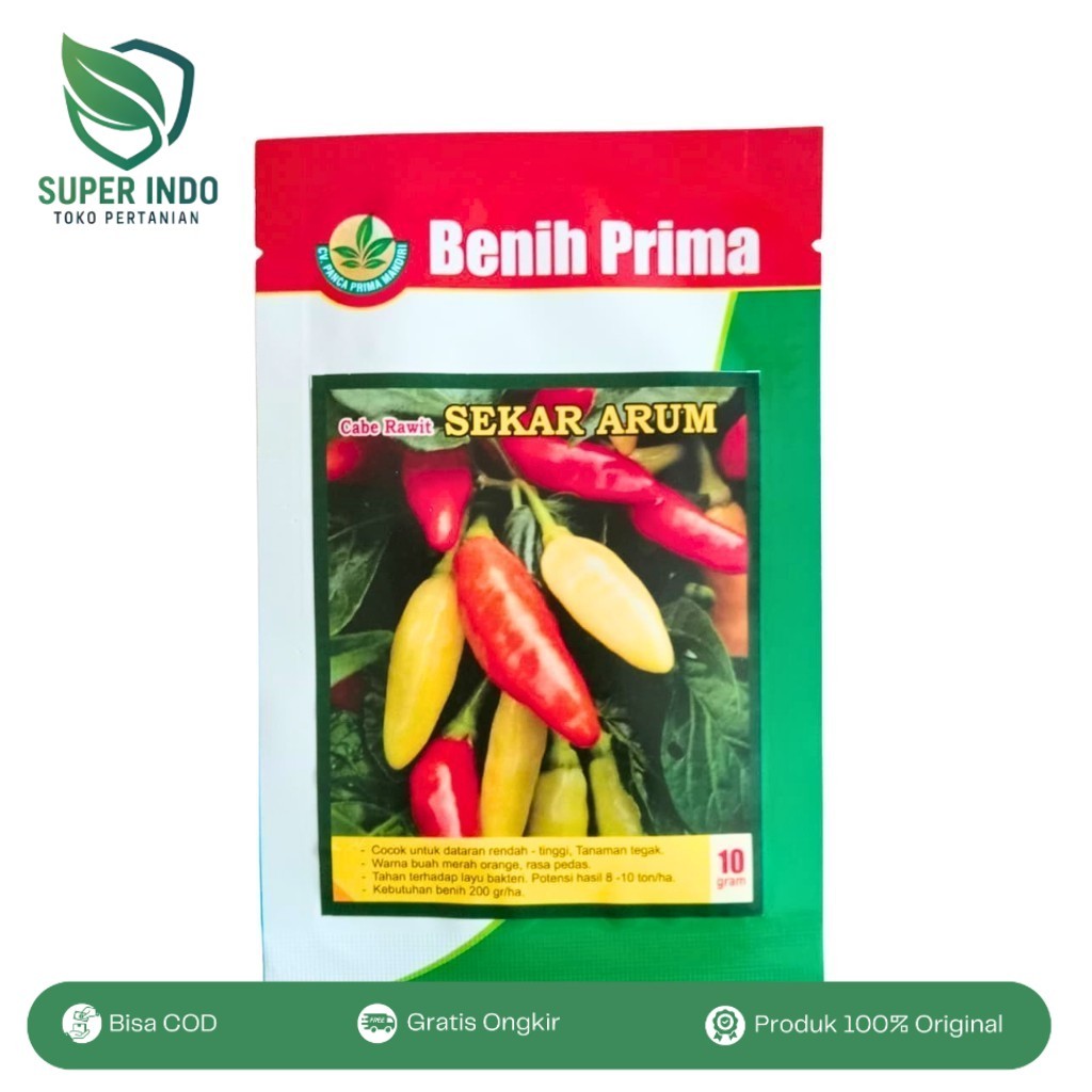 Benih Cabe Rawit Sekar Arum 10gr Cocok Dataran Rendah Tinggi