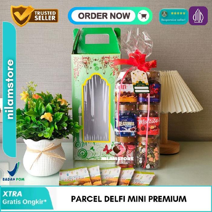 [AROMA FOOD] Parcel Coklat Delfi isi 6 toples mini 200ml - Parcel Lebaran - Hampers Coklat Almond Ch