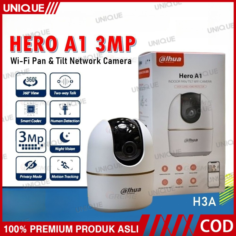 Wifi Camera CCTV DAHUA HERO A1 3mp Trinity