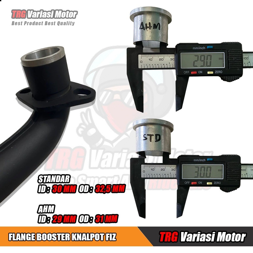 Flange Booster Fizr Paking Knalpot Fizr Force Knalpot Standar AHM