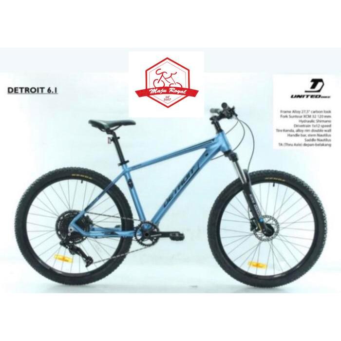 Mtb United Detroit 6.1 Alloy 12 Speed Hidrolik 27.5 inch