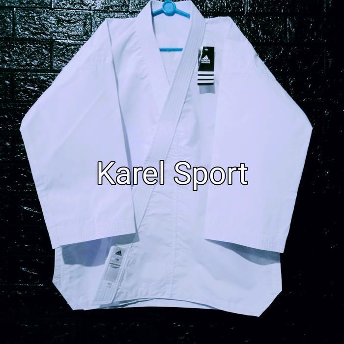 Baju Karate Dewasa Baju Karate Adidas Baju Karate Tegi Adidas - Putih, S