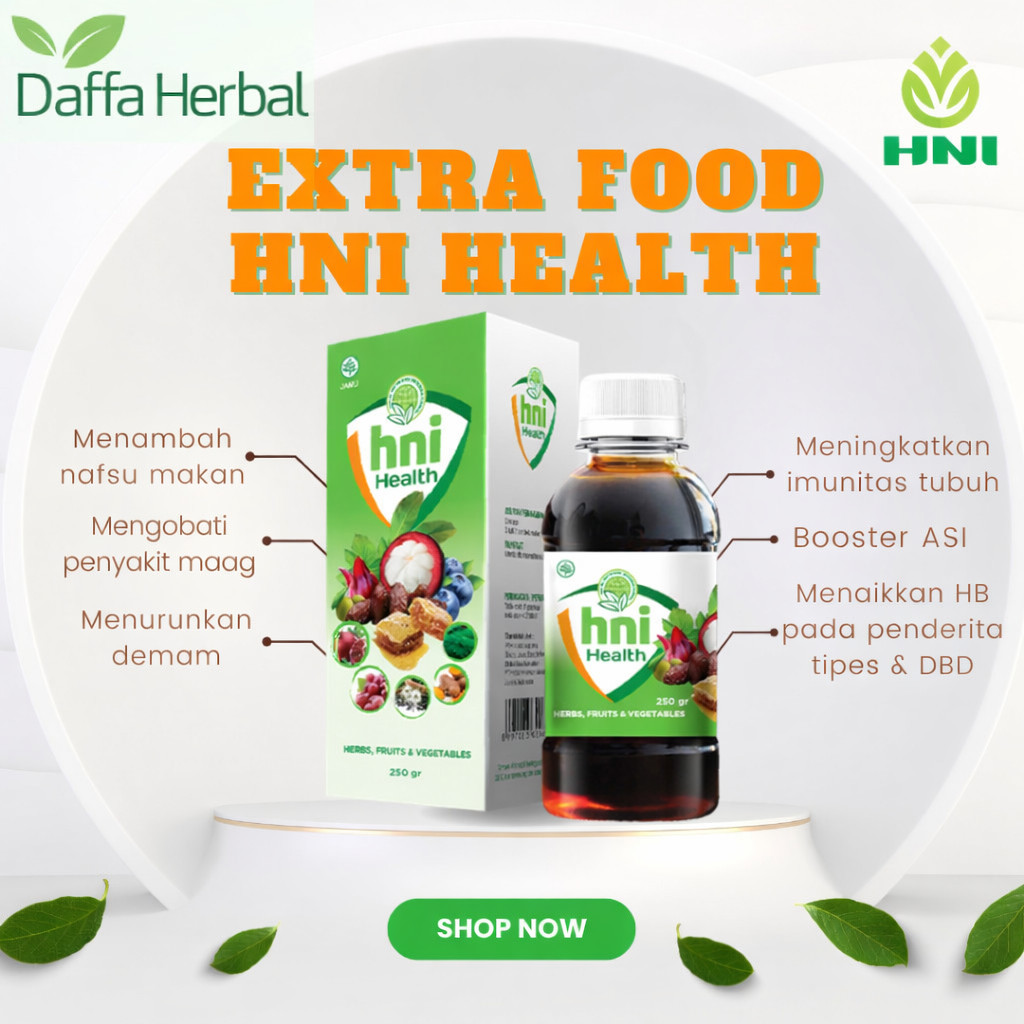 HNI HEALTH EXTRA FOOD HNI HPAI - Penambah Nafsu Makan Original