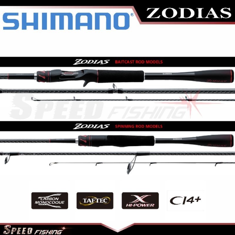 Joran Pancing Shimano Zodias Model 2020 Spinning Baitcasting