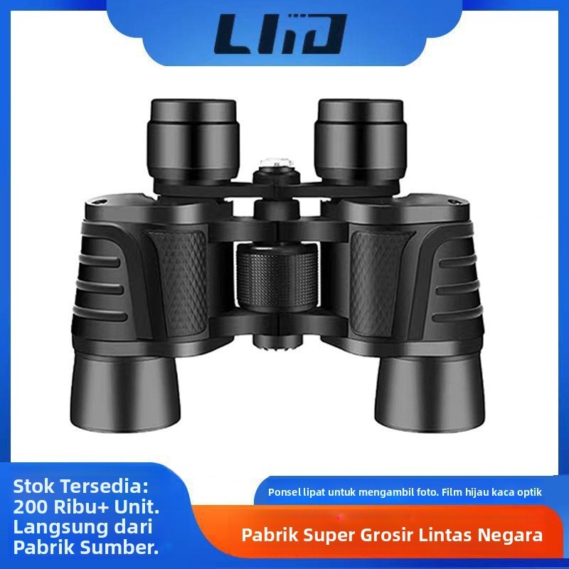 Binokular Binokular Pembesaran Tinggi dengan Kamera Ponsel Mikro Cahaya Visi Malam Binokular Paul