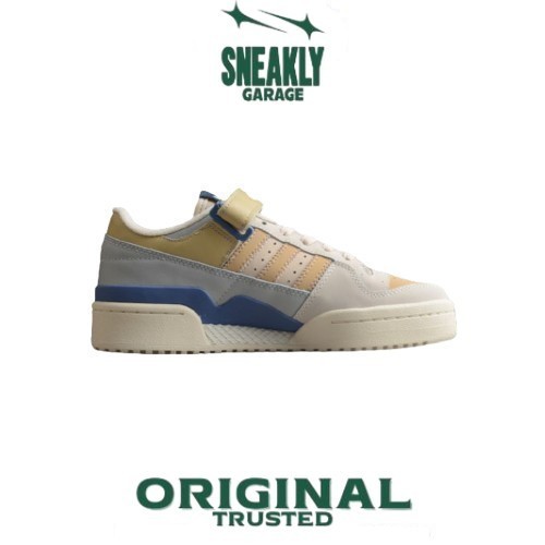 Sepatu Adidas Forum 84 Low Champion Grey Light Yellow Blue  Sneakers Unisex