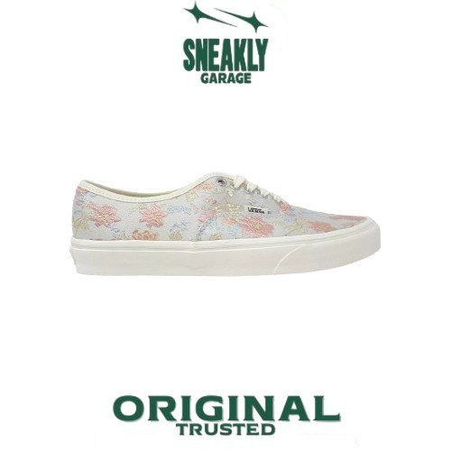 Sepatu Vans Authentic Tapestry Marshmallow Snow  Sneakers Unisex