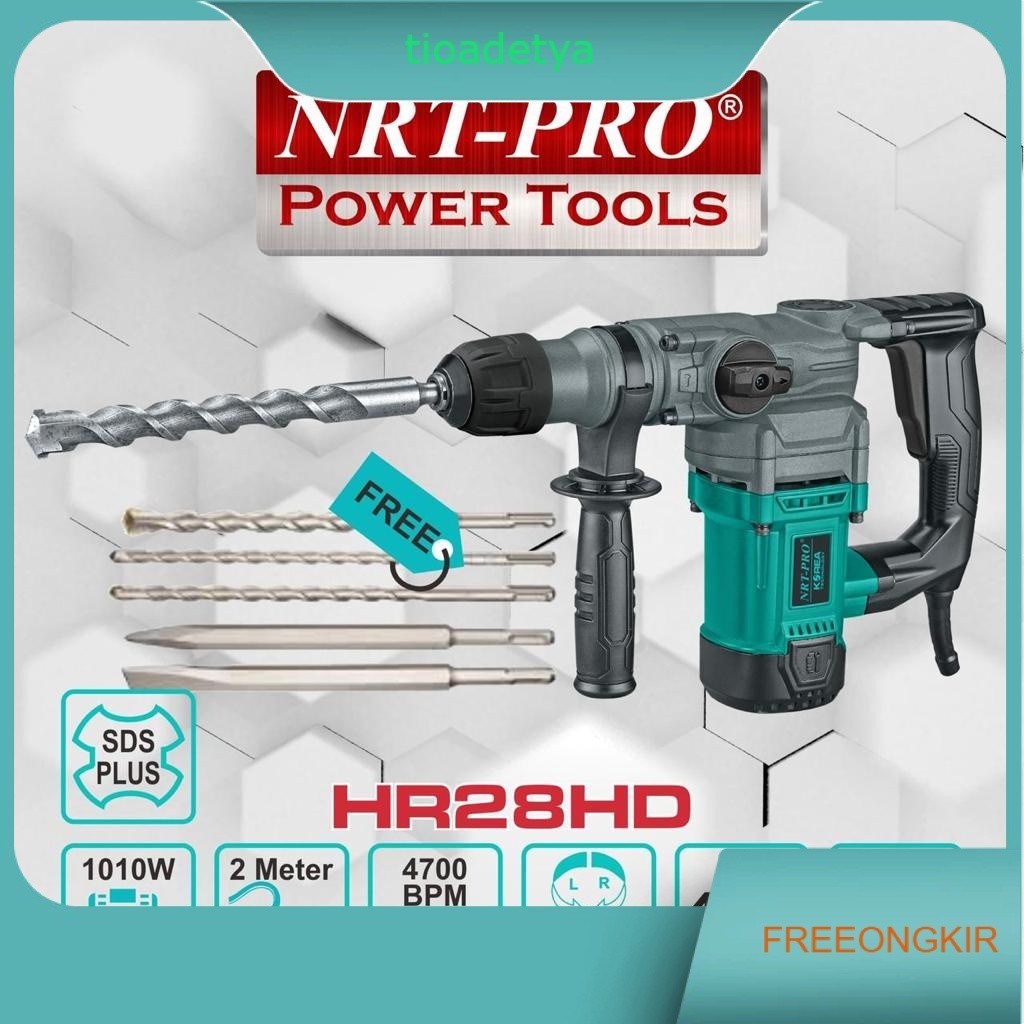NRT-PRO Mesin Bor Bobok Hammer Drill NRT PRO HR28HD