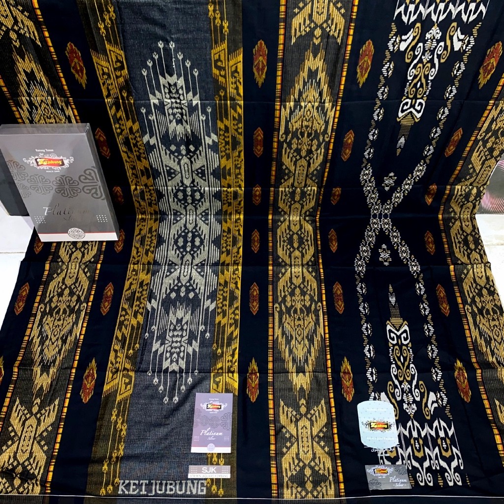 [PROMO SPESIAL RAMADHAN] Sarung Ketjubung Platinum Grade Gold dan Silver Motif SPP GSI TIS DIS SJK J