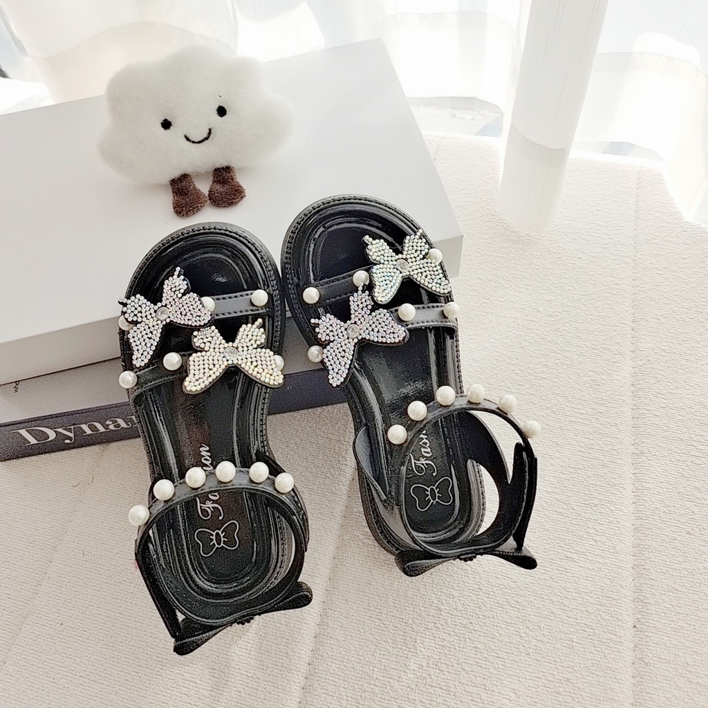 PROMO 5.5 IMPORT Kids Monster Sandal Pesta Anak Perempuan Sendal Fashion Sepatu Sendal Anak Cewek Lu