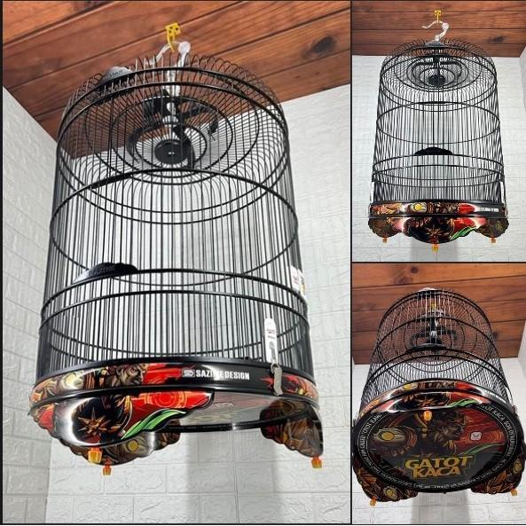 SAZIME PVC SAZIME DECAL SANGKAR BURUNG BULAT MURAY / MURAI BATU PART 1 - GATOTKACA MAX, TEBOK BATMAN