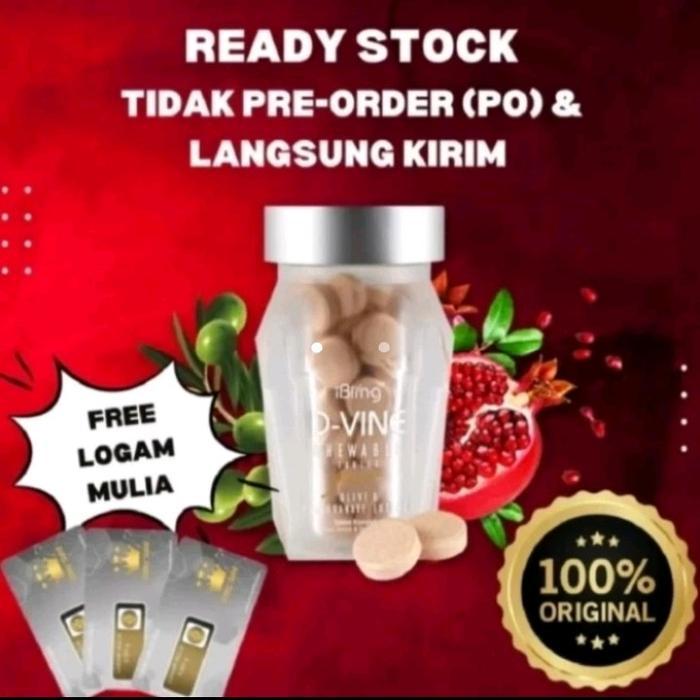 READY STOK DVINE COLLAGEN TERBAIK ISI 60 TABLET 100% ORIGINAL BPOM