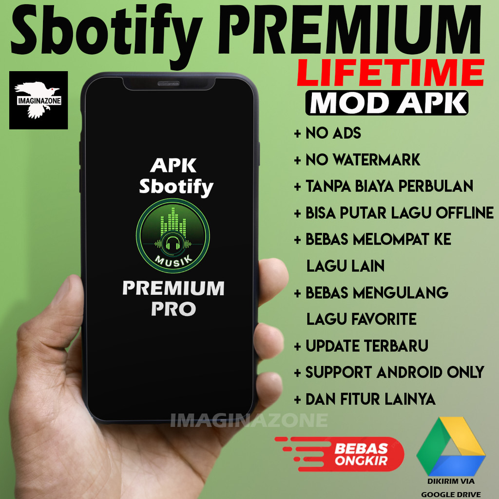 Aplikasi Sbotify Pro Premium Selamanya khusus Android