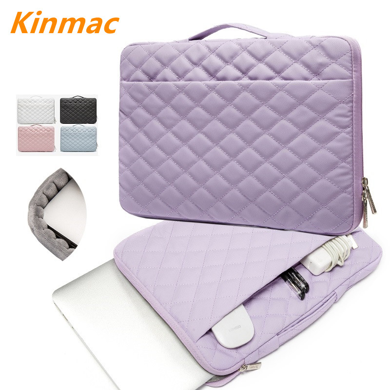 Brand Kinmac Laptop Bag 12,13,14,15,15.6 Inch, Women Lady Man Handle Sleeve Case For MacBook Air Pro